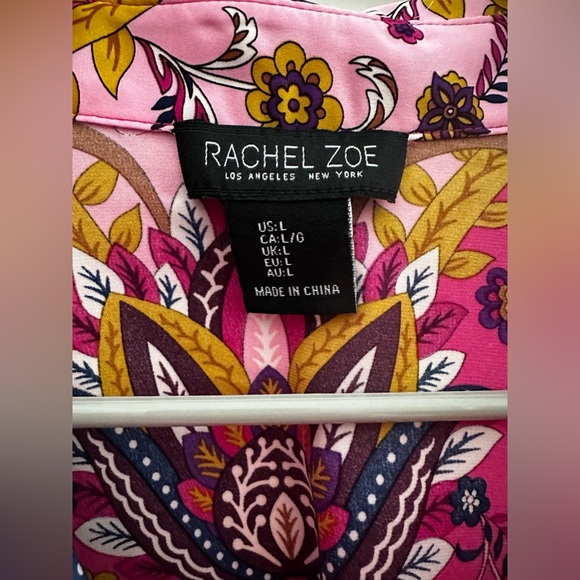 Rachel Zoe artsy button down blouse - Picture 4 of 5